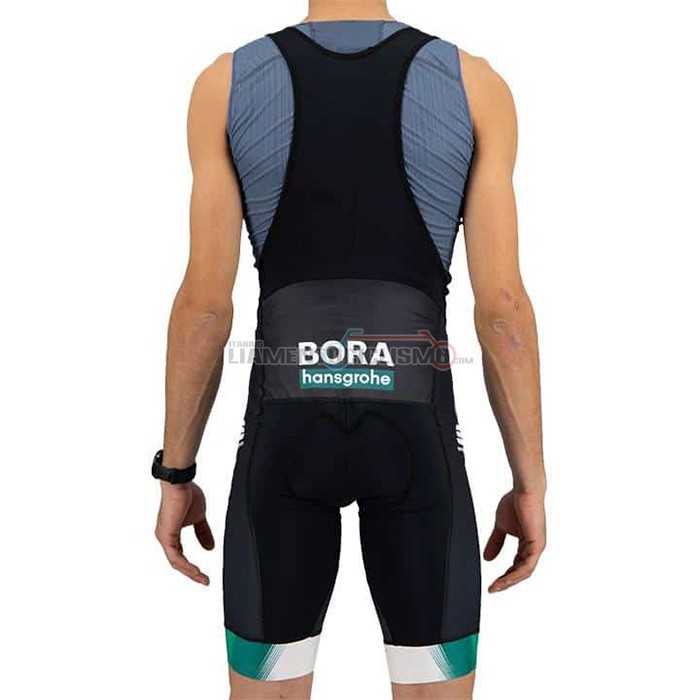 Abbigliamento Ciclismo Bora-Hansgrone Manica Corta 2021 Bianco Verde